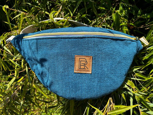 Sac banane bleu canard