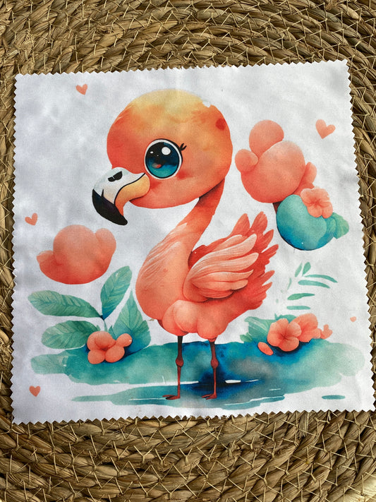 Lingette flamant rose