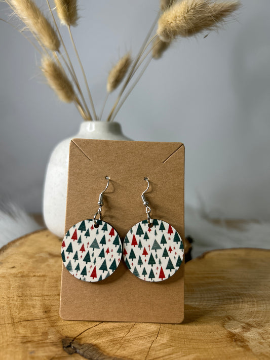 Boucles d'oreilles sapins